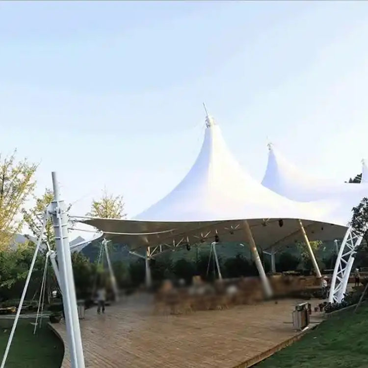 怒江膜结构景观棚