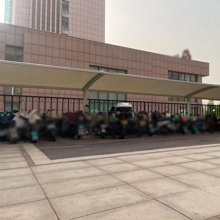 怒江膜结构电动车棚