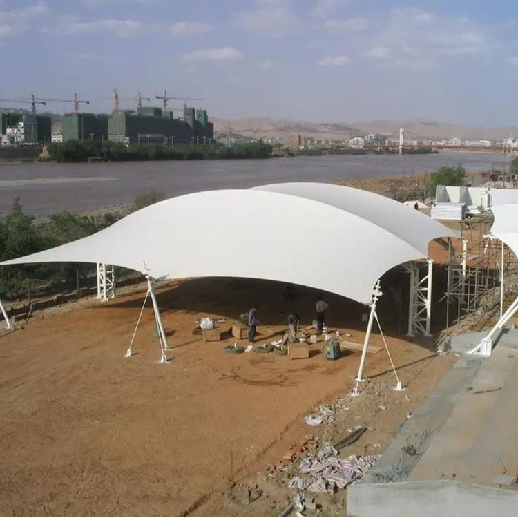 怒江膜结构汽车棚